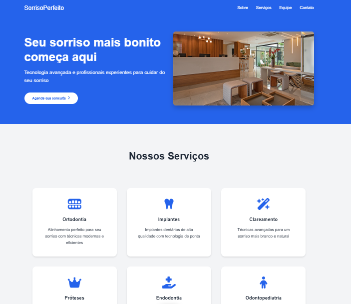 Preview Clínica Odontológica